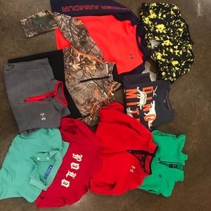 Group of boys long sleeve shirts